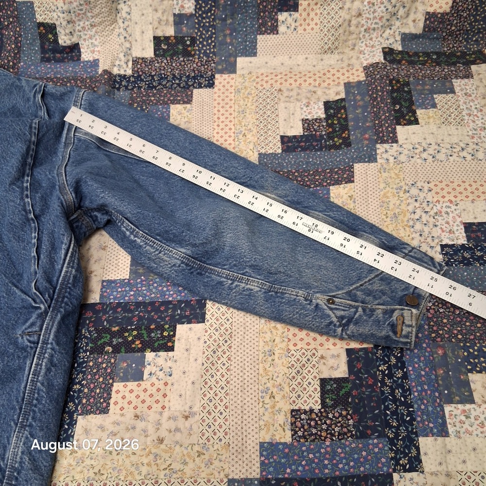 Vintage Carhartt C59 DST Denim Chore Coat Mens 2XL Blanket Lined USA Barn Jacket - Picture 13 of 14